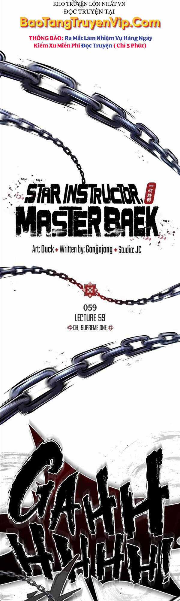 Giảng Sư Đứng Đầu, Baek Sư Phụ Chapter 59 trang 12