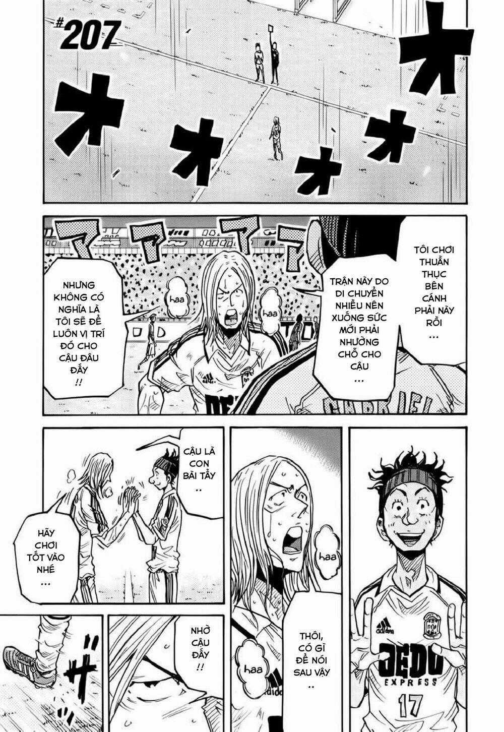 Giant Killing Chapter 207 trang 1