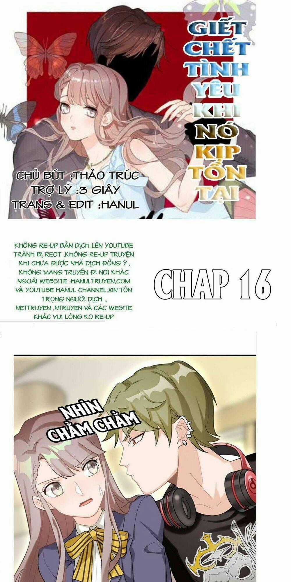 Giết Em Trước Khi Tình Yêu Tồn Tại Chapter 16 trang 0