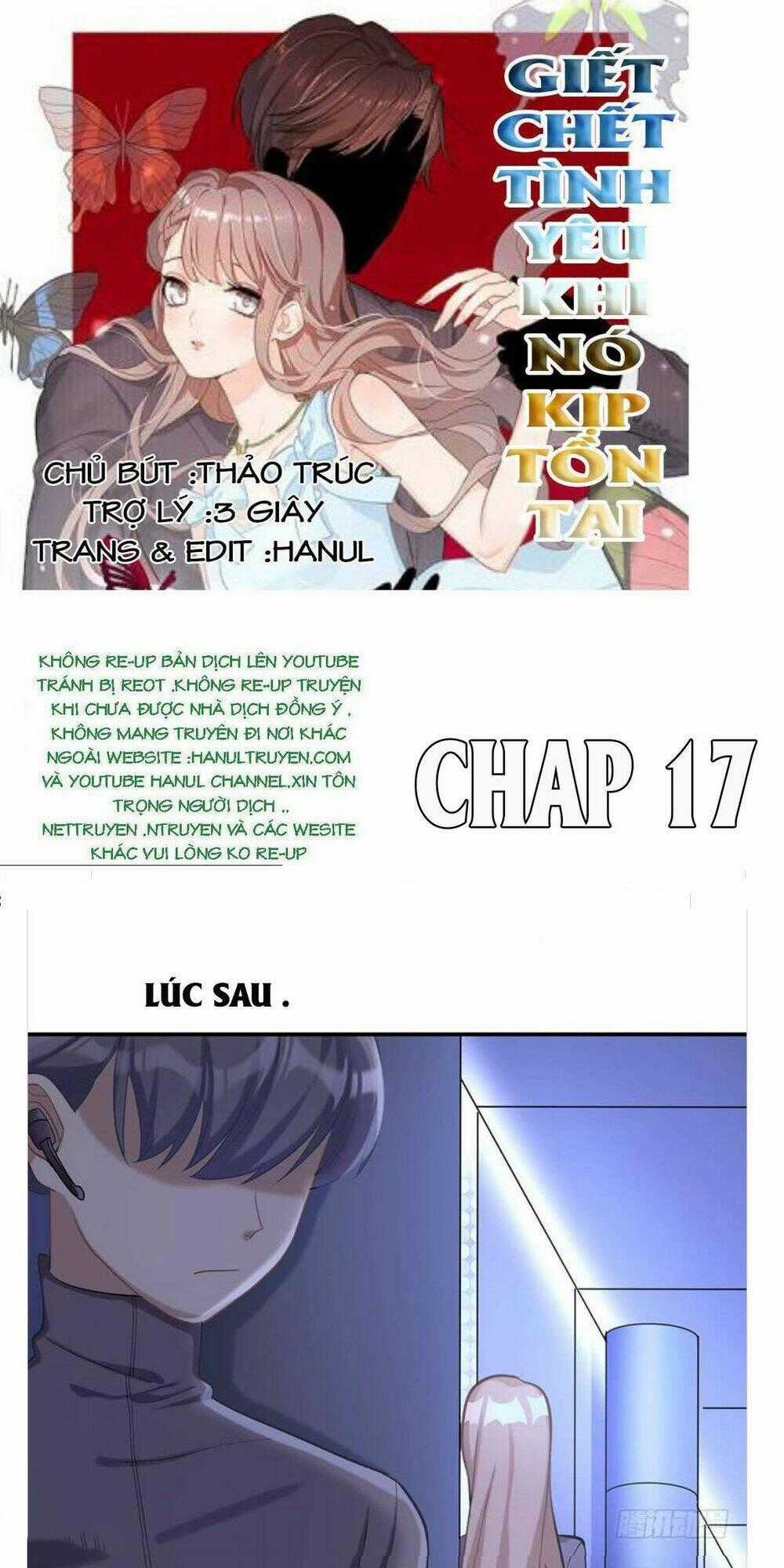 Giết Em Trước Khi Tình Yêu Tồn Tại Chapter 17 trang 0