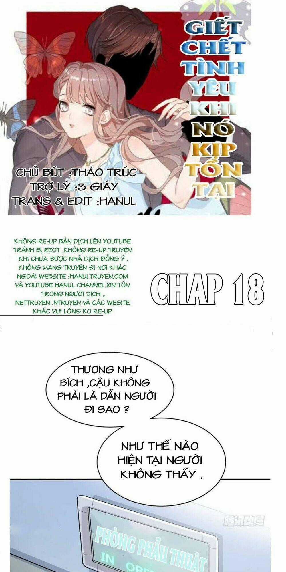 Giết Em Trước Khi Tình Yêu Tồn Tại Chapter 18 trang 0