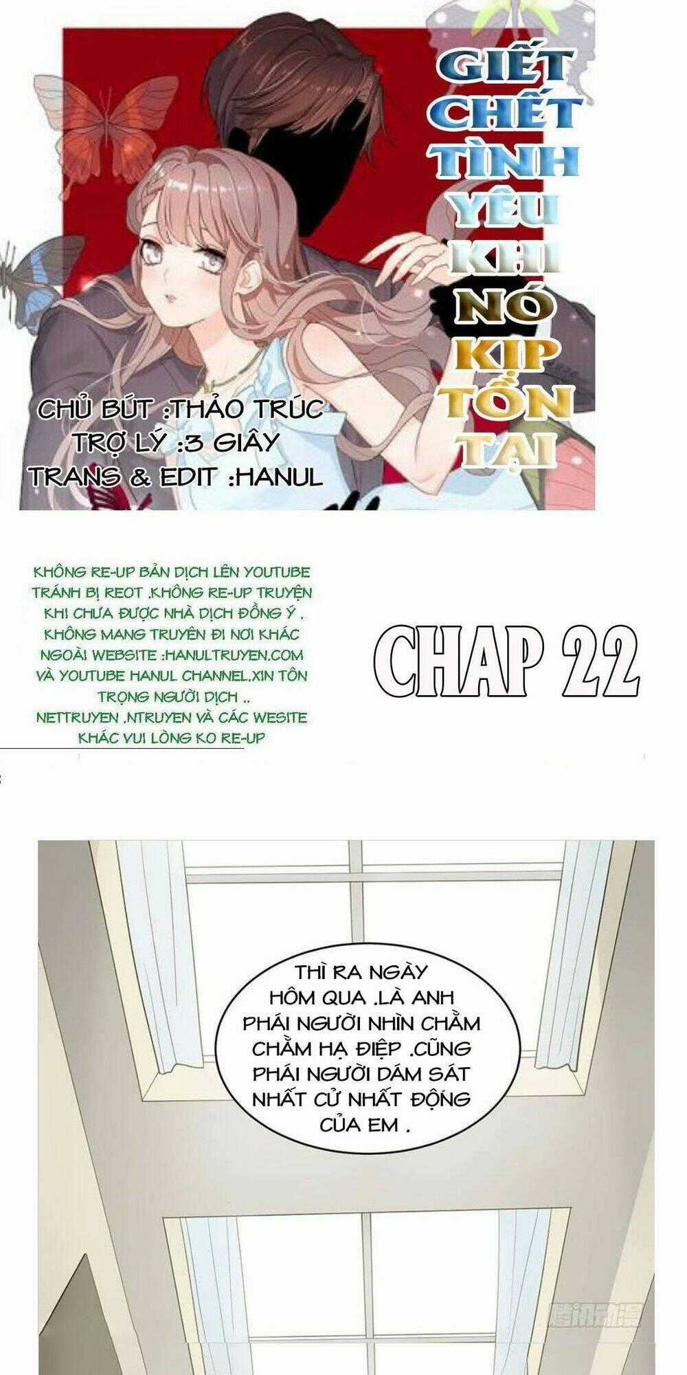 Giết Em Trước Khi Tình Yêu Tồn Tại Chapter 22 trang 0