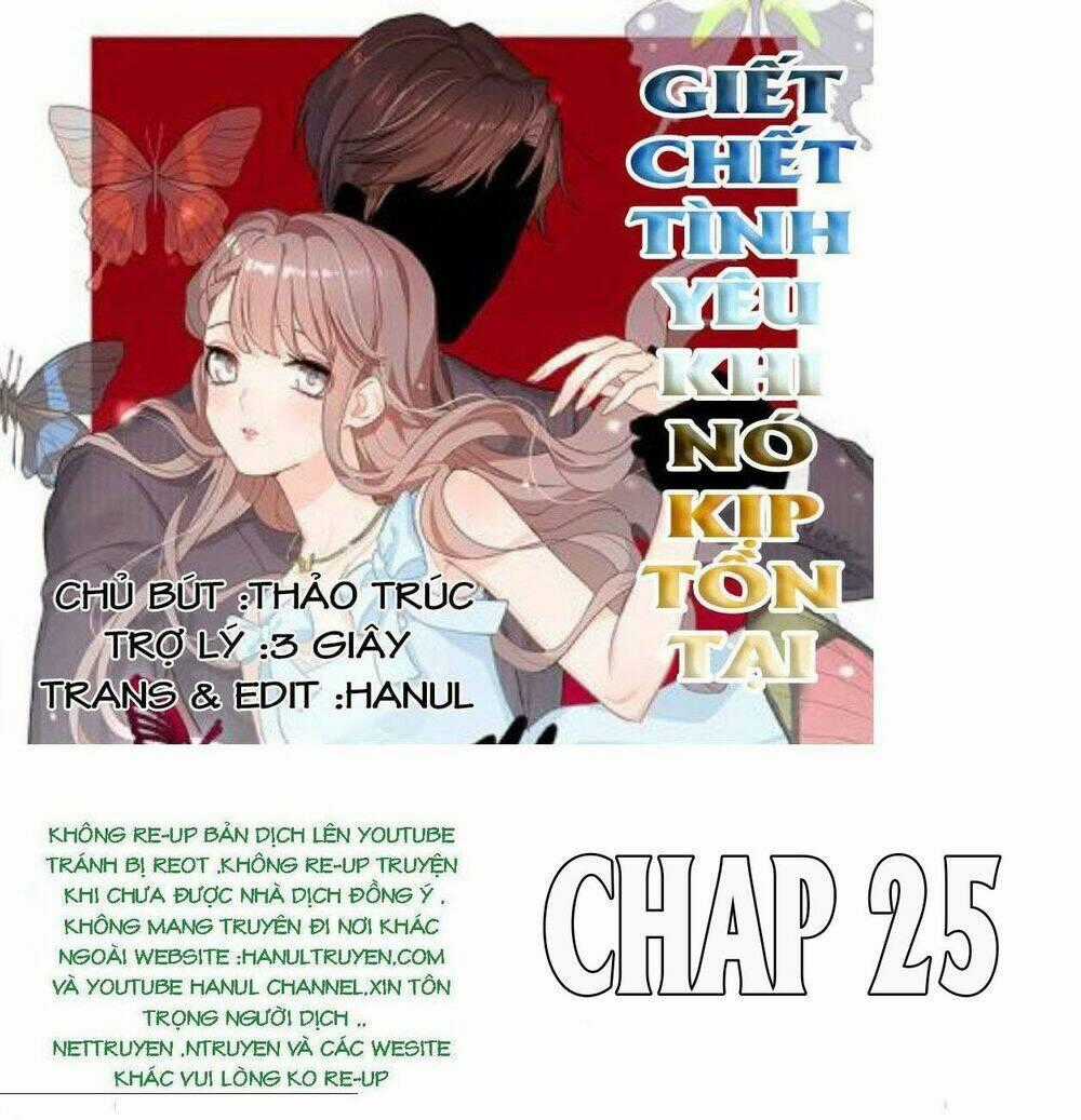 Giết Em Trước Khi Tình Yêu Tồn Tại Chapter 25 trang 0