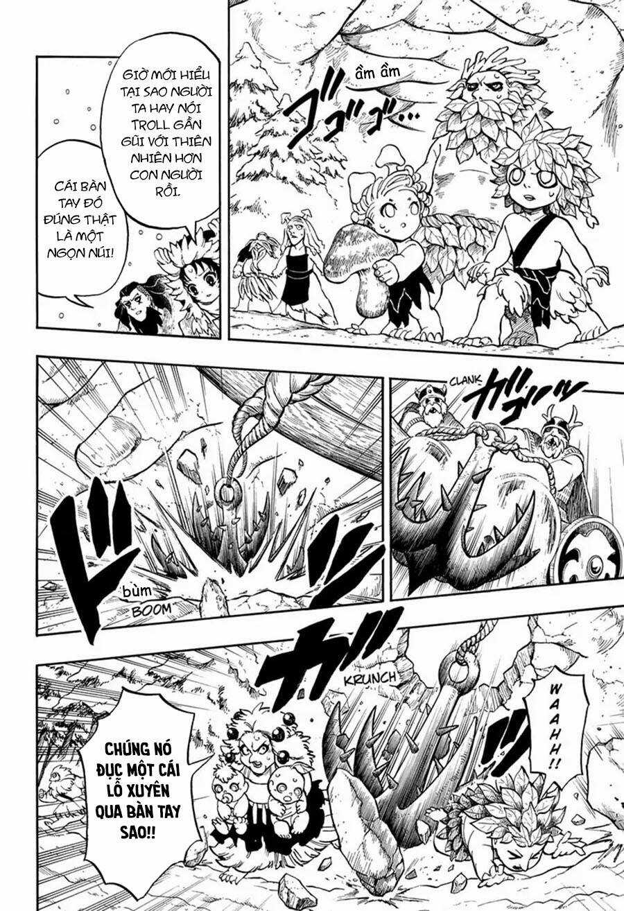 Gill: "Không ai có thể đánh bại ta khi ta dùng rìu!" Chapter 11 trang 12
