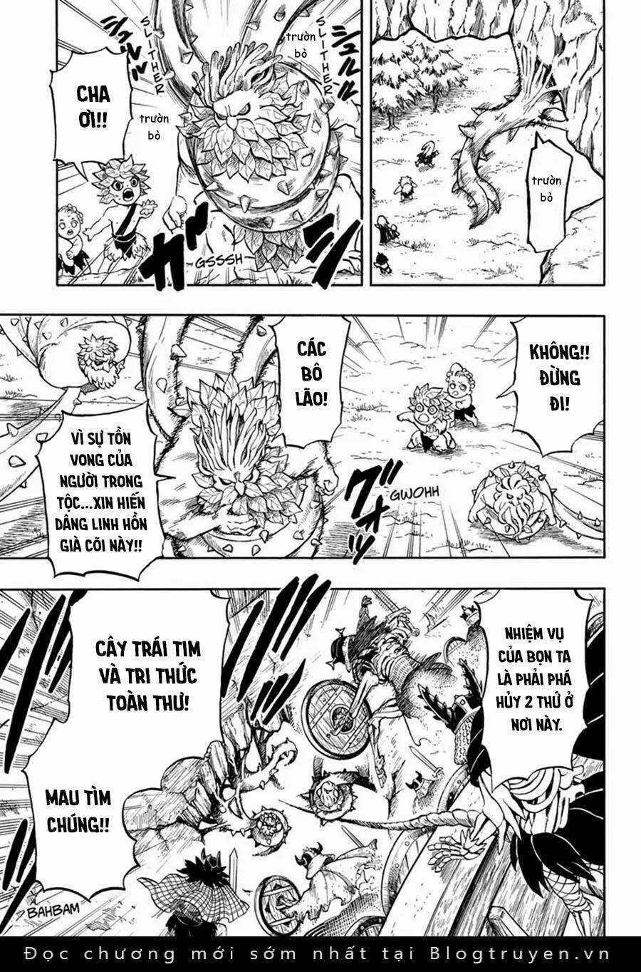 Gill: "Không ai có thể đánh bại ta khi ta dùng rìu!" Chapter 11 trang 13