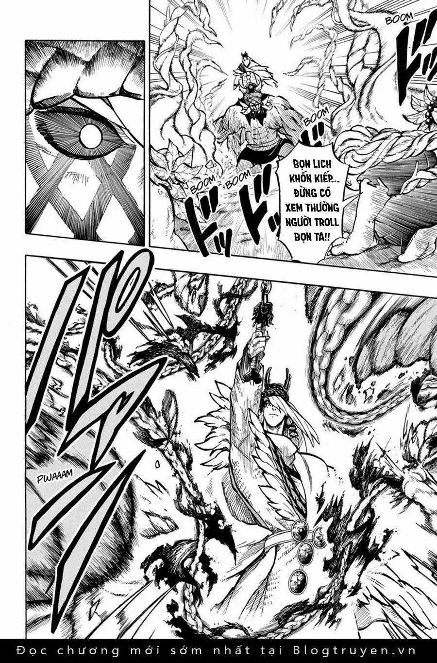 Gill: "Không ai có thể đánh bại ta khi ta dùng rìu!" Chapter 12 trang 5