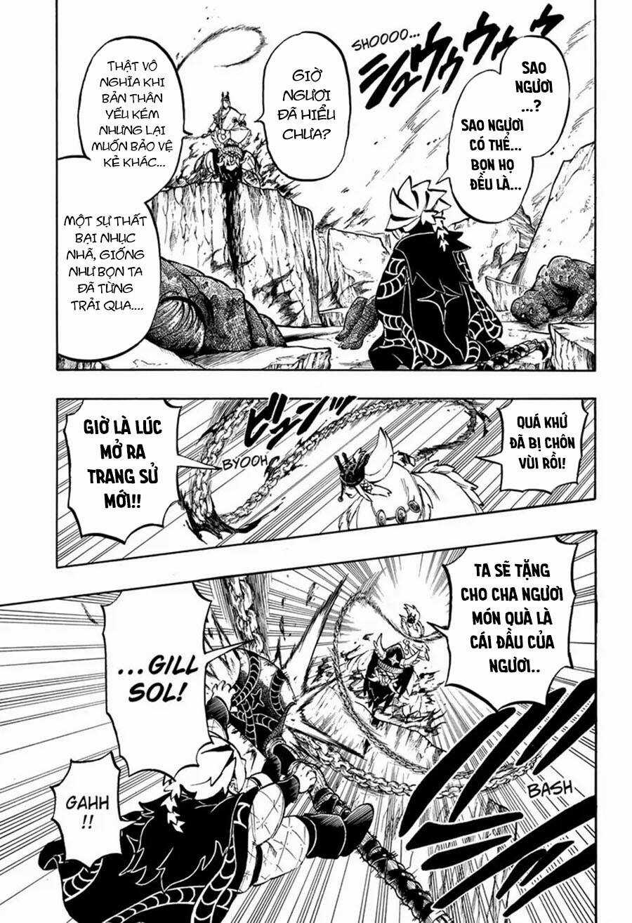 Gill: "Không ai có thể đánh bại ta khi ta dùng rìu!" Chapter 13 trang 16