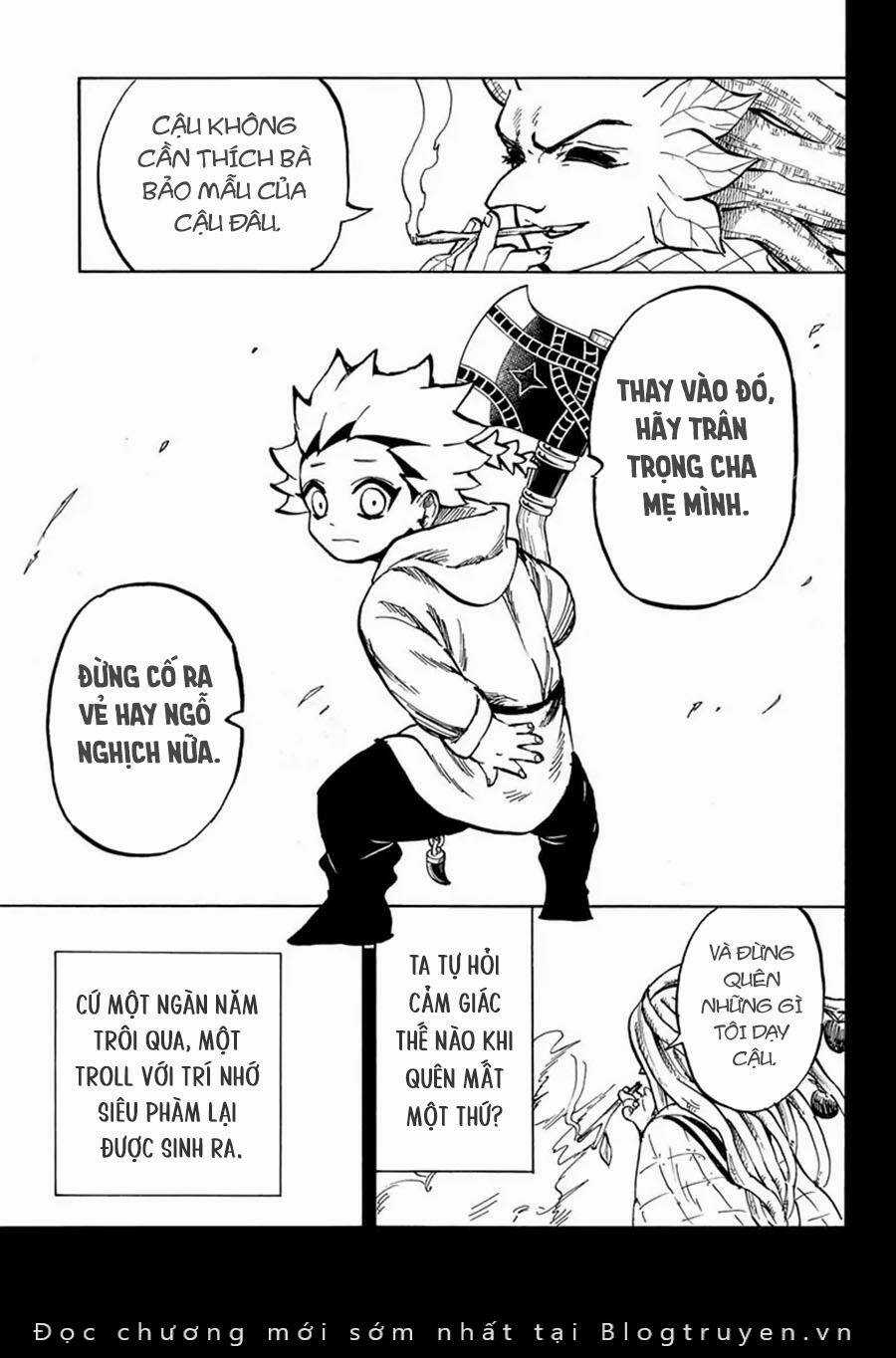 Gill: "Không ai có thể đánh bại ta khi ta dùng rìu!" Chapter 13 trang 6