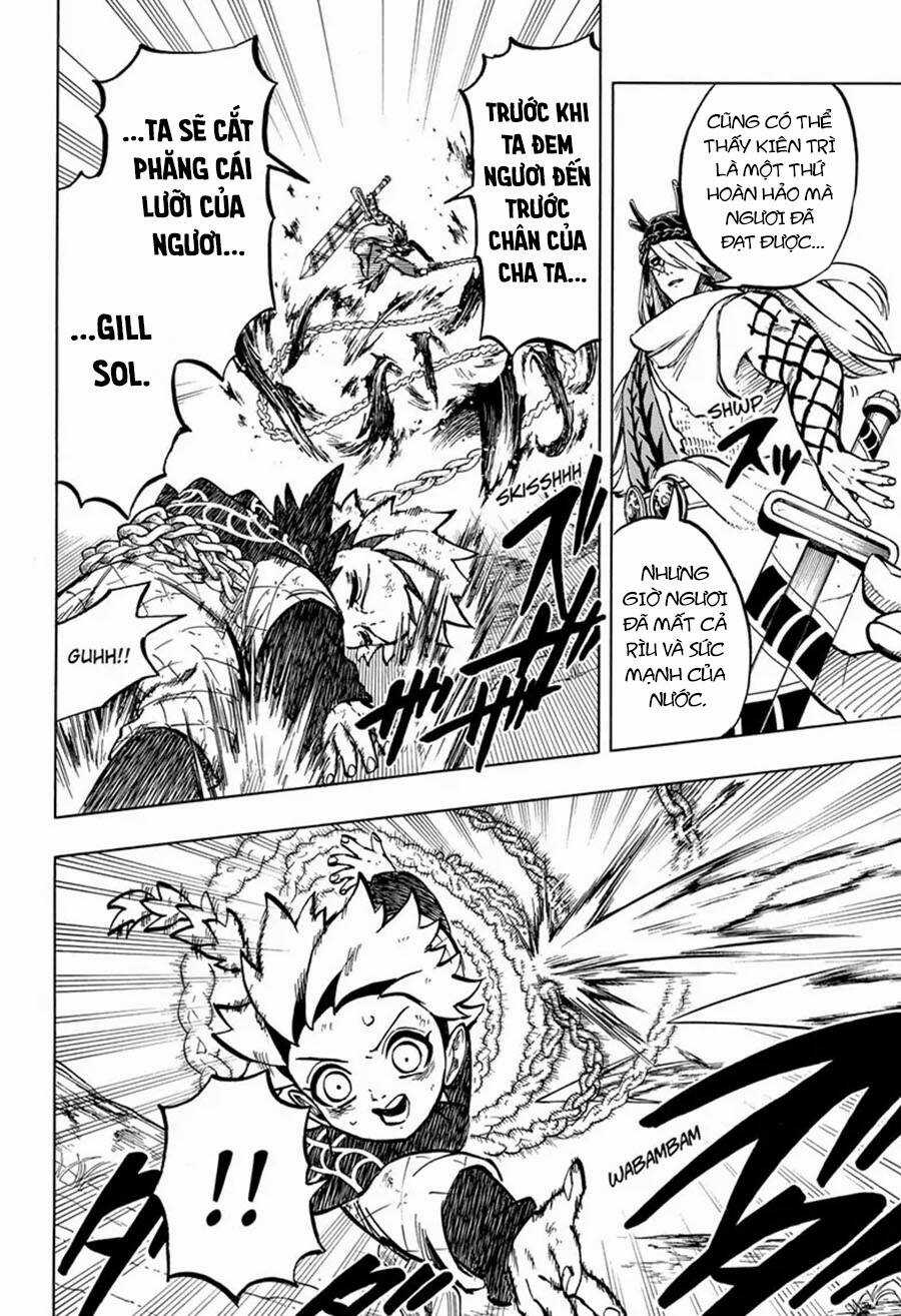 Gill: "Không ai có thể đánh bại ta khi ta dùng rìu!" Chapter 14 trang 15