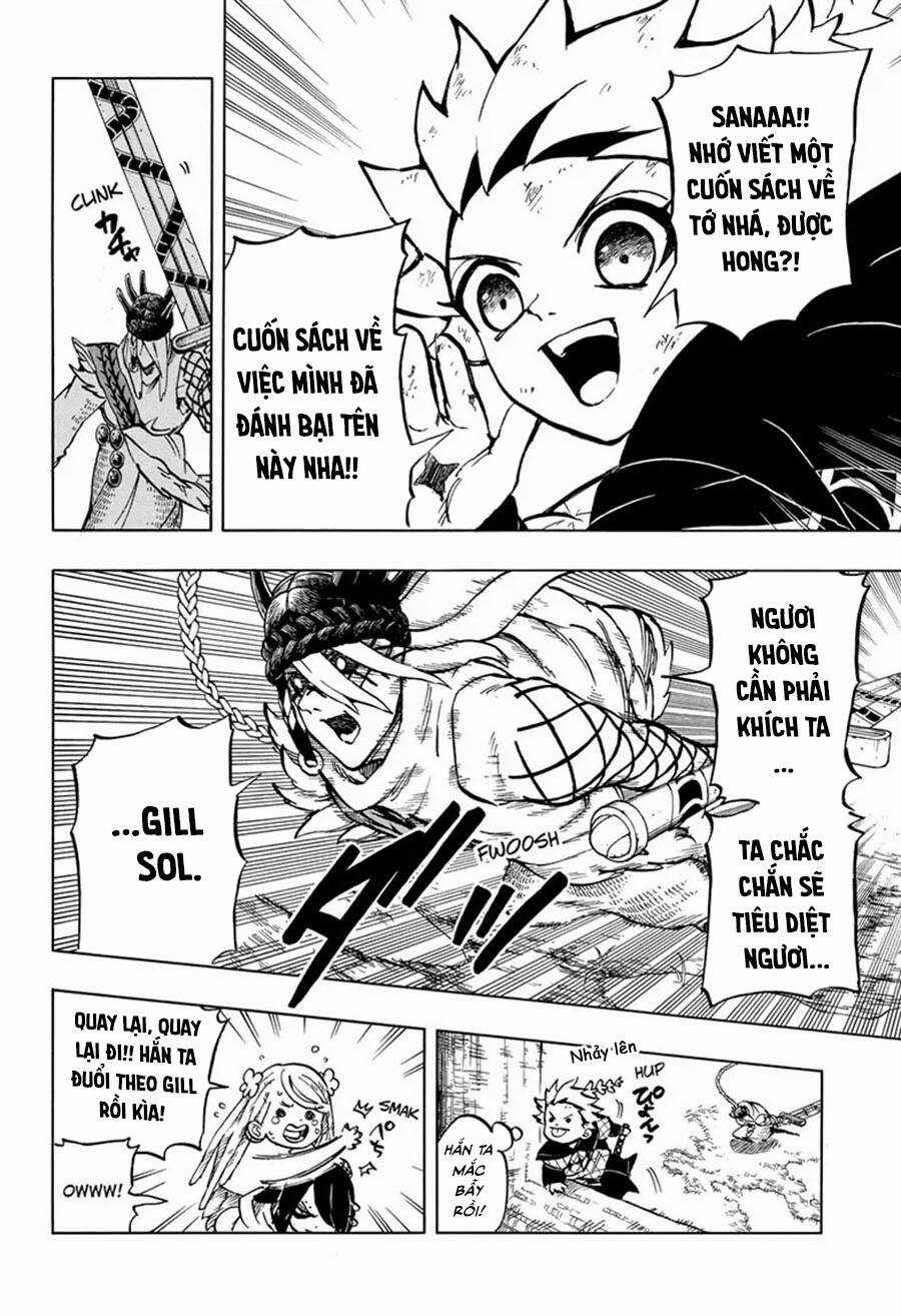 Gill: "Không ai có thể đánh bại ta khi ta dùng rìu!" Chapter 14 trang 17