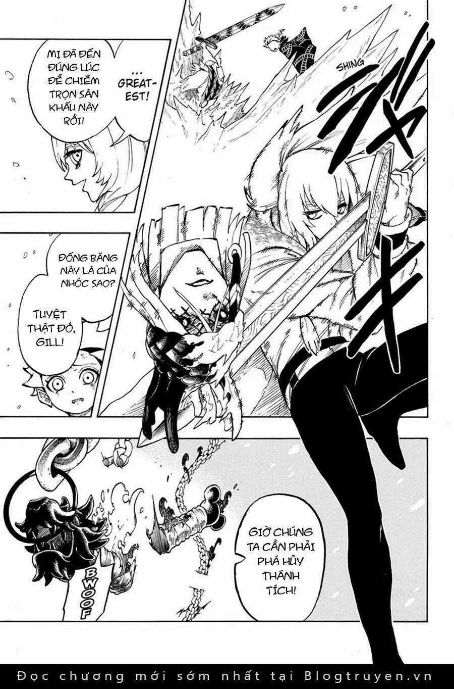 Gill: "Không ai có thể đánh bại ta khi ta dùng rìu!" Chapter 15 trang 6