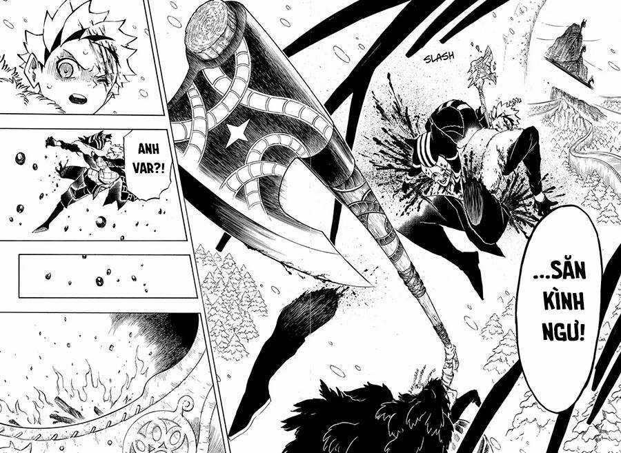 Gill: "Không ai có thể đánh bại ta khi ta dùng rìu!" Chapter 18 trang 14