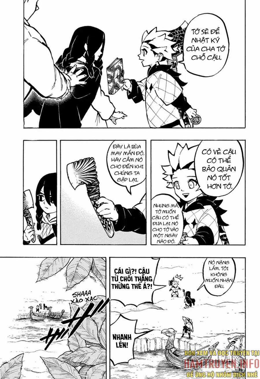 Gill: "Không ai có thể đánh bại ta khi ta dùng rìu!" Chapter 4 trang 12