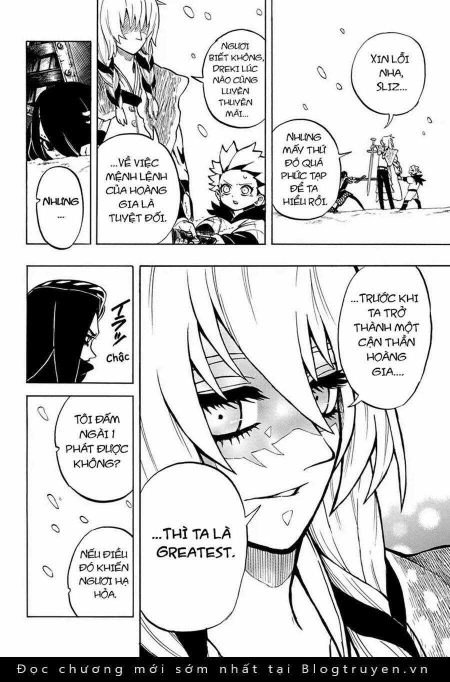 Gill: "Không ai có thể đánh bại ta khi ta dùng rìu!" Chapter 9 trang 13