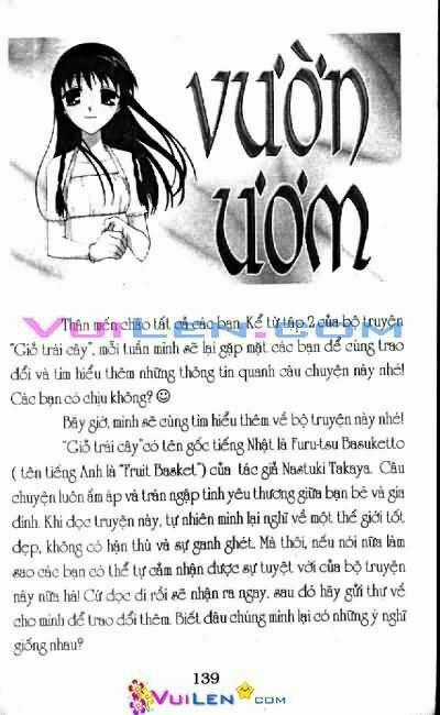 Giỏ Trái Cây - Fruit Basket Chapter 2 trang 132