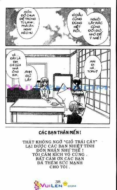 Giỏ Trái Cây - Fruit Basket Chapter 2 trang 37