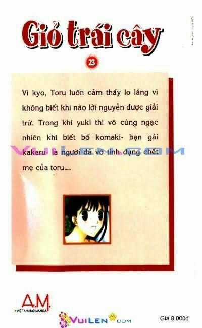Giỏ Trái Cây - Fruit Basket Chapter 23 trang 166