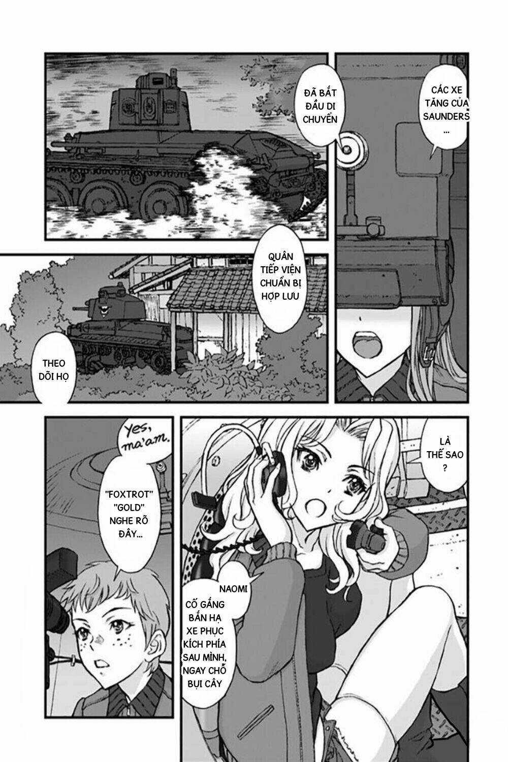 Girls Und Panzer: The Fir Tree And The Iron-Winged Witch Chapter 5 trang 6