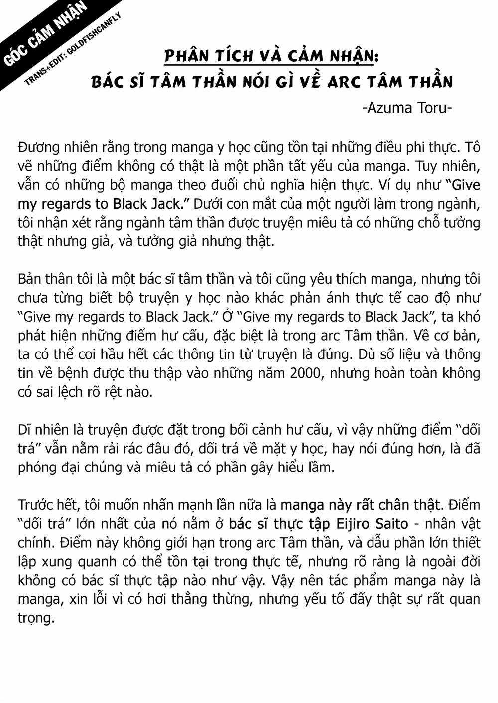 Give My Regards To Black Jack Chapter 126.5 trang 2