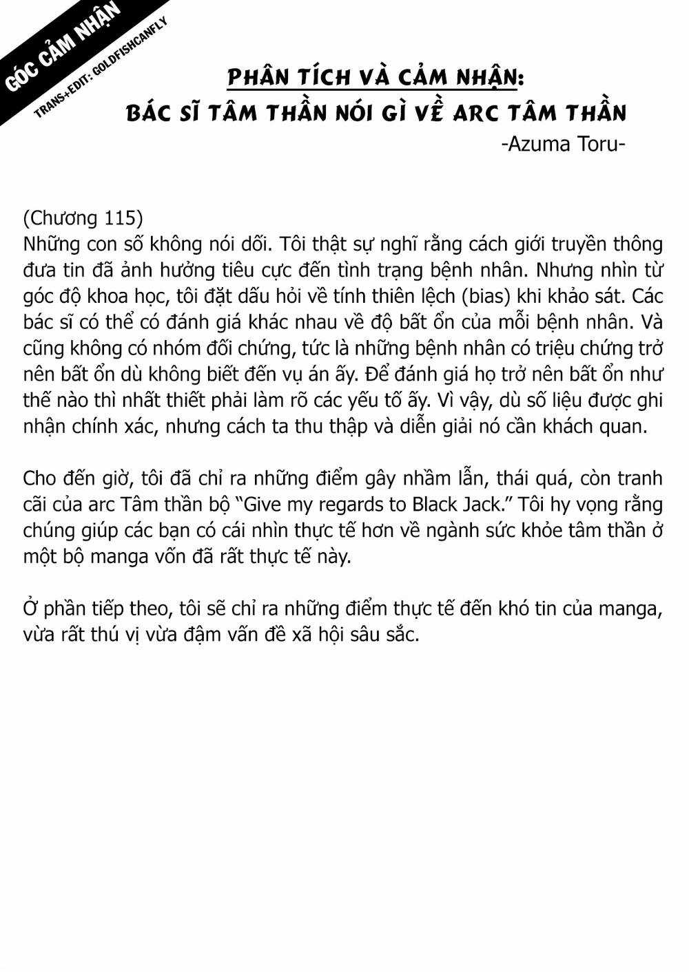 Give My Regards To Black Jack Chapter 126.5 trang 25