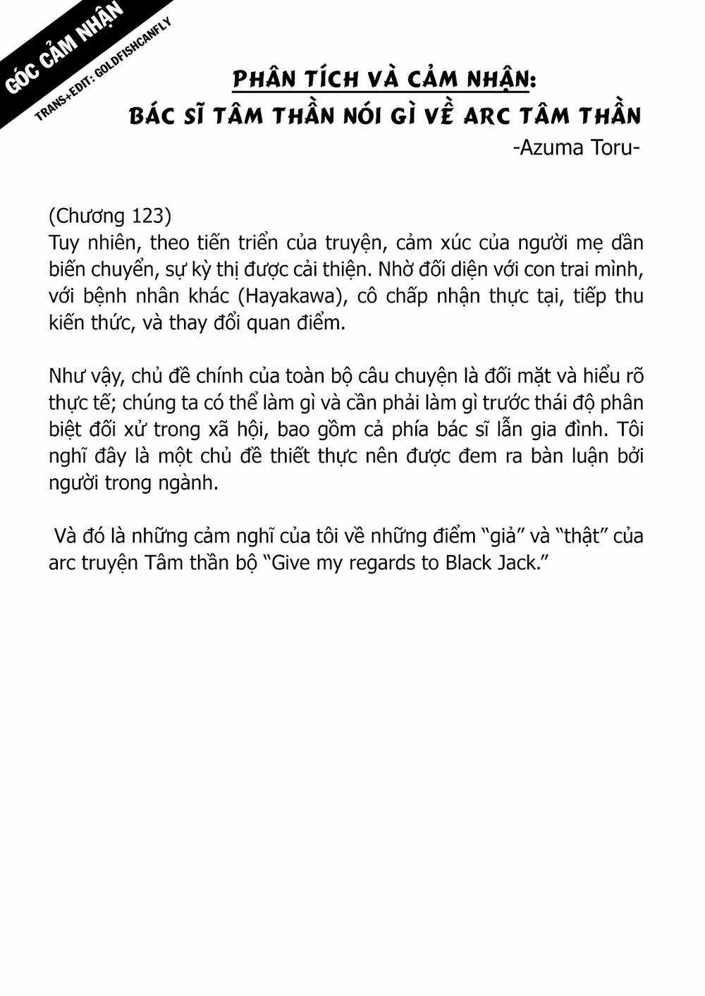 Give My Regards To Black Jack Chapter 126.5 trang 49