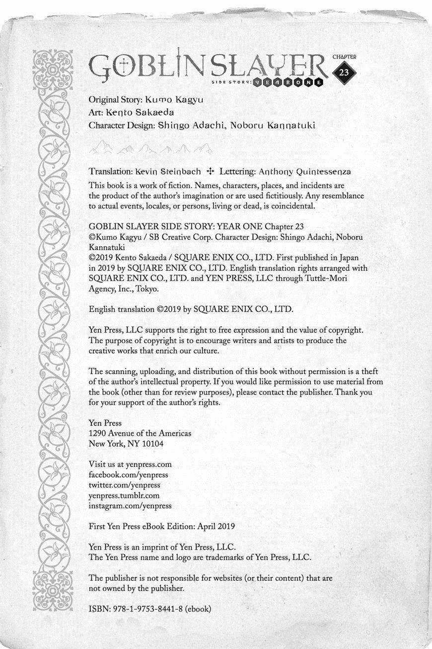 Goblin Slayer Side Story: Year One Chapter 23 trang 22