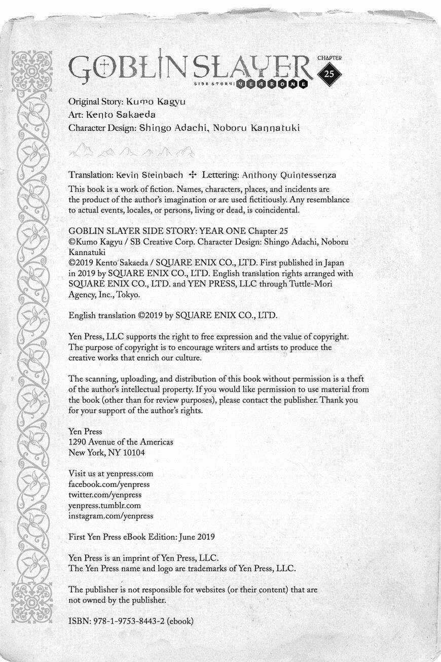 Goblin Slayer Side Story: Year One Chapter 25 trang 34
