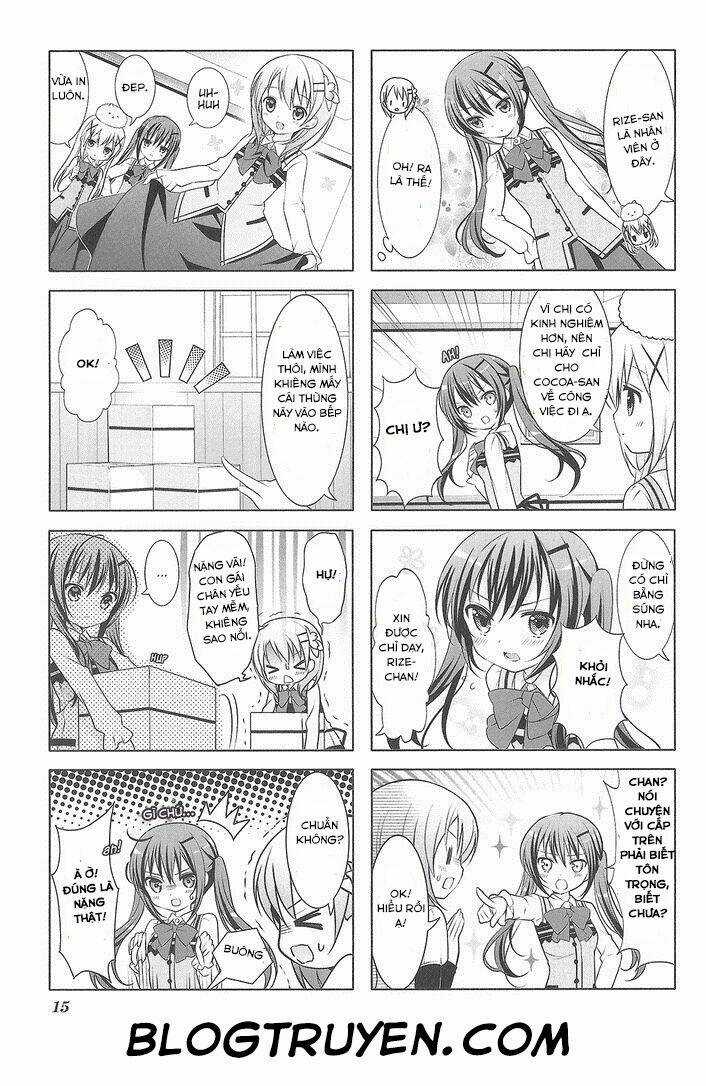 Gochuumon wa usagi desuka? [4-KOMA] Chapter 0.1 trang 15
