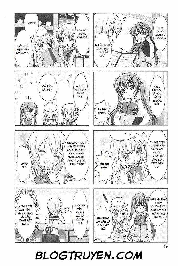 Gochuumon wa usagi desuka? [4-KOMA] Chapter 0.1 trang 16
