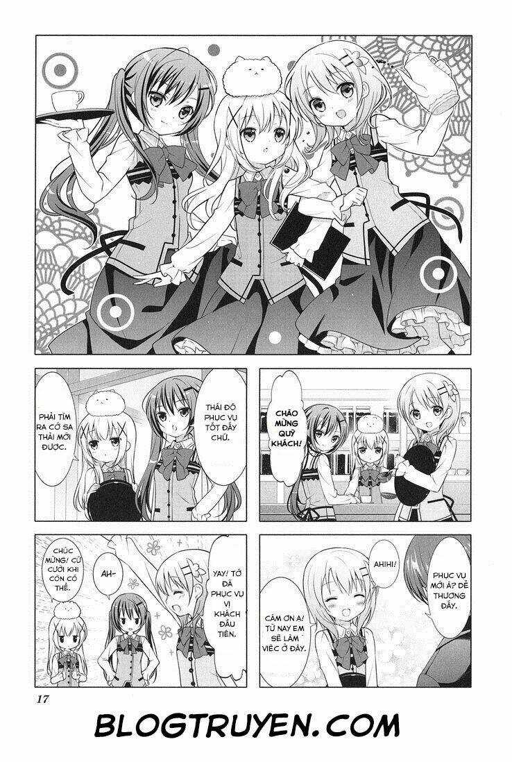 Gochuumon wa usagi desuka? [4-KOMA] Chapter 0.1 trang 17