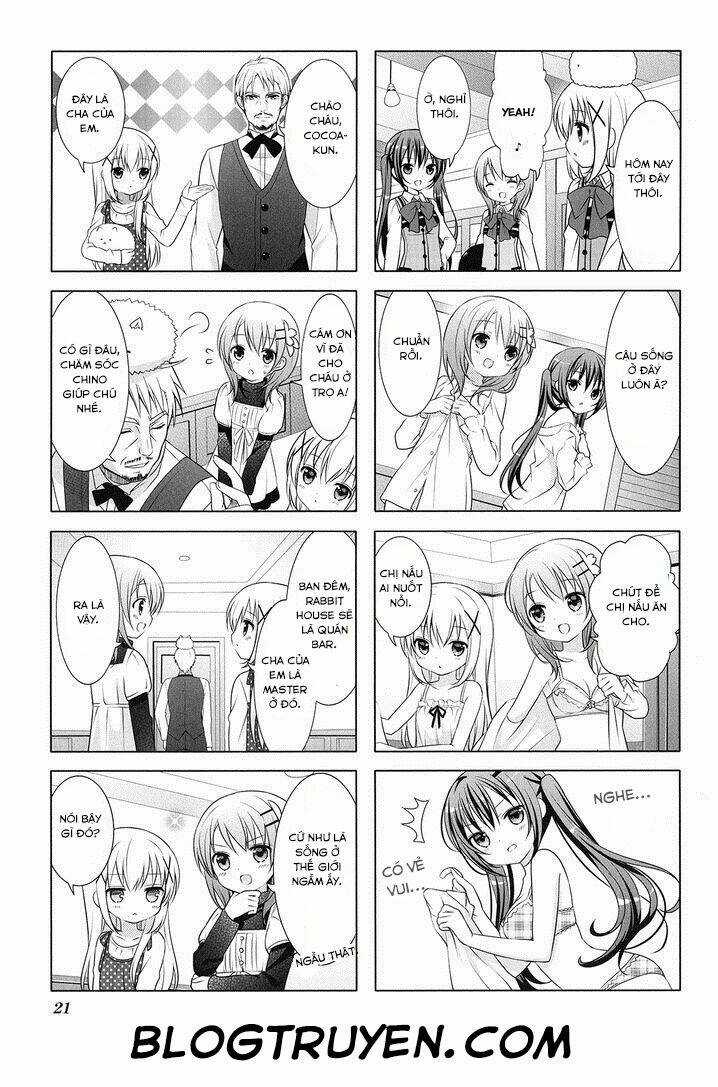 Gochuumon wa usagi desuka? [4-KOMA] Chapter 0.1 trang 21