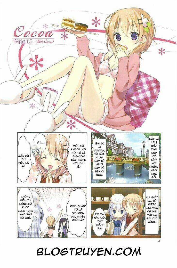 Gochuumon wa usagi desuka? [4-KOMA] Chapter 0.1 trang 4