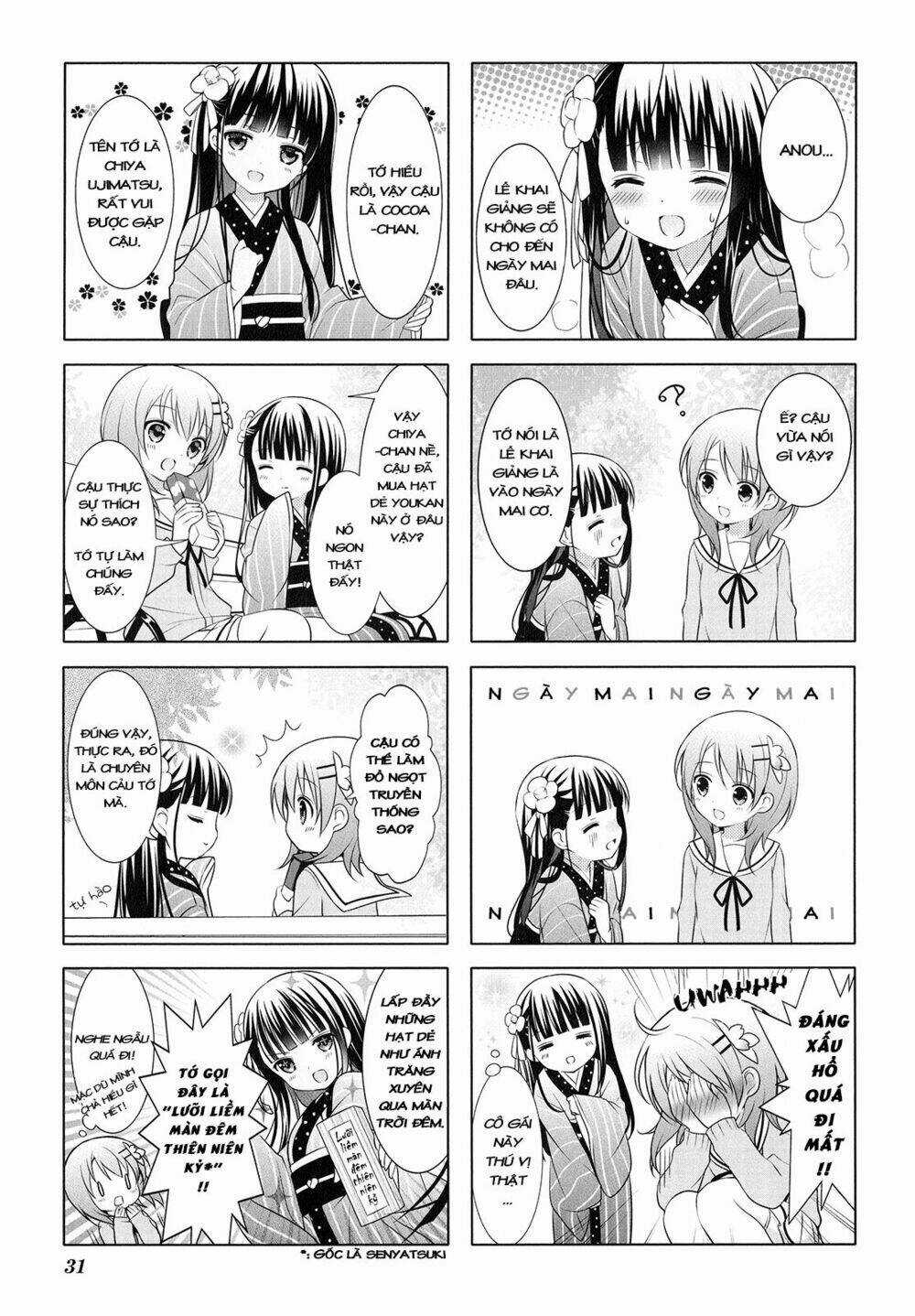 Gochuumon wa usagi desuka? [4-KOMA] Chapter 3 trang 7