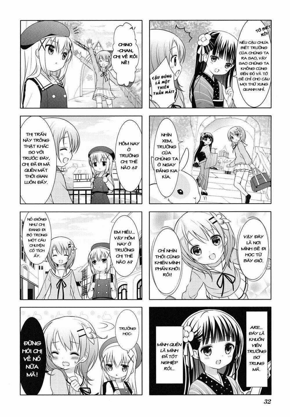 Gochuumon wa usagi desuka? [4-KOMA] Chapter 3 trang 8