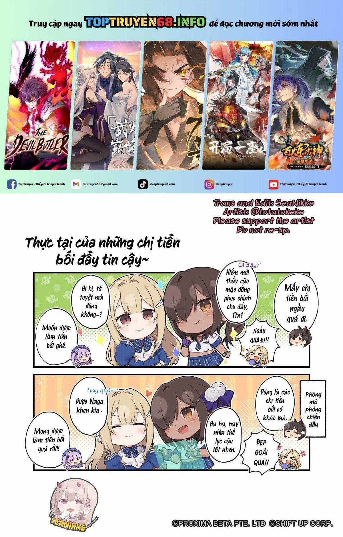 Goddess Of Victory: Nikke Official Four-Panel Comics Chapter 25 trang 0