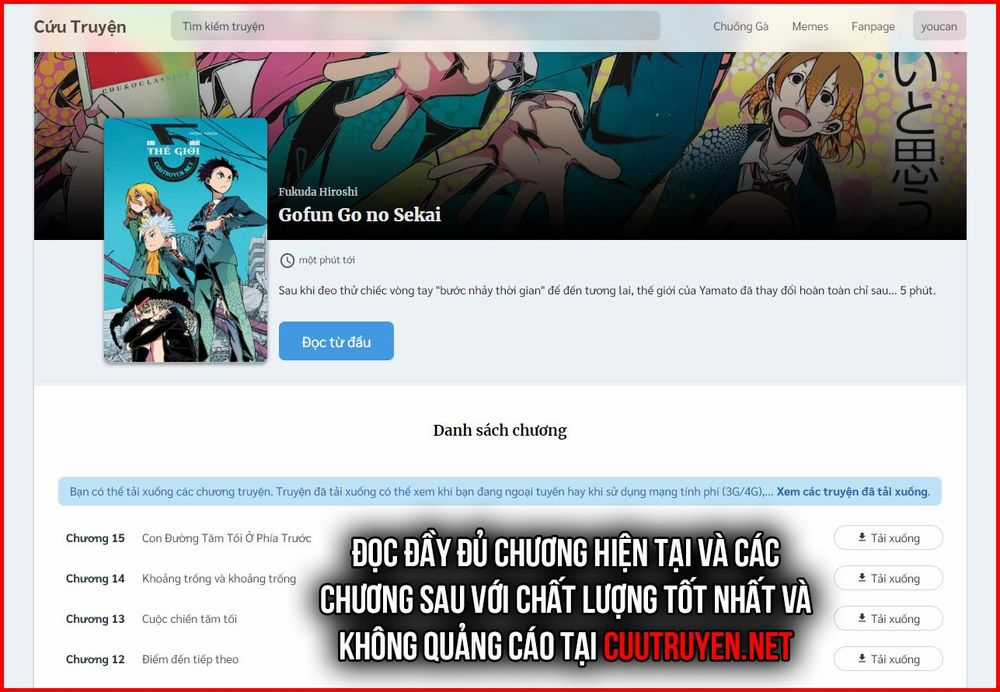 Gofun Go No Sekai Chapter 13.1 trang 12