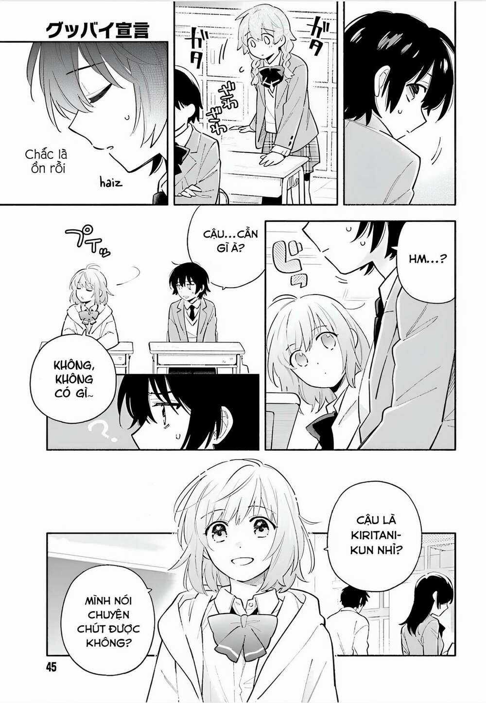 Goodbye Sengen Chapter 1 trang 35