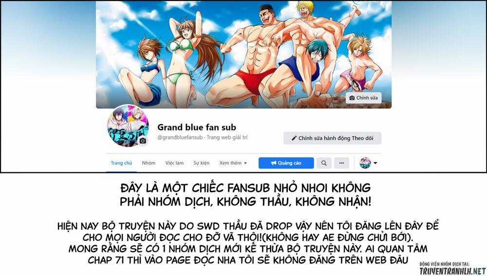 Grand Blue - Cô Gái Thích Lặn Chapter 70 trang 0