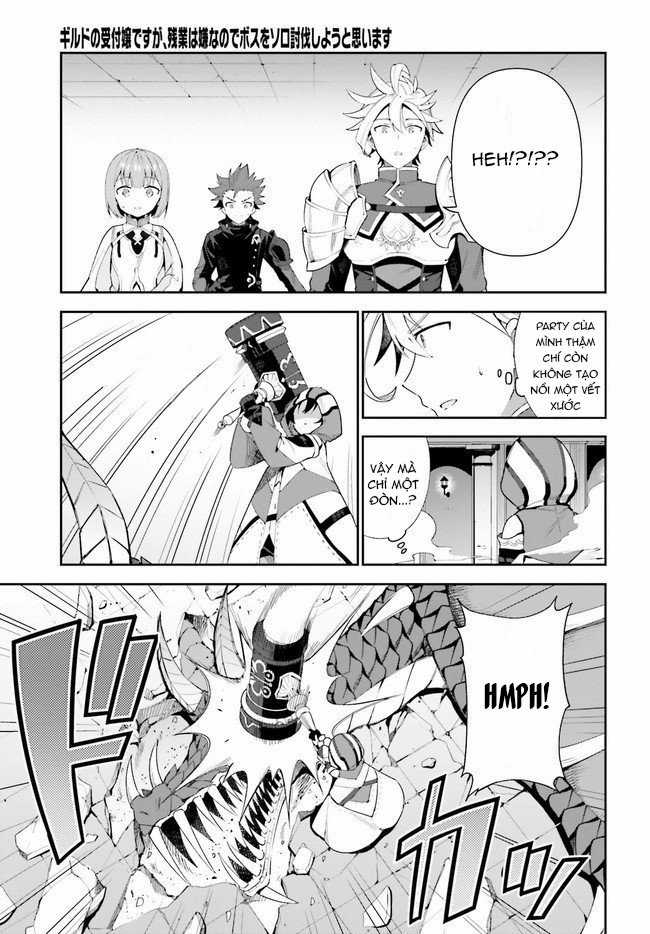 Guild No Uketsukejou Desu Ga, Zangyou Wa Iya Nanode Boss Wo Solo Toubatsu Shiyou To Omoimasu Chapter 1 trang 38