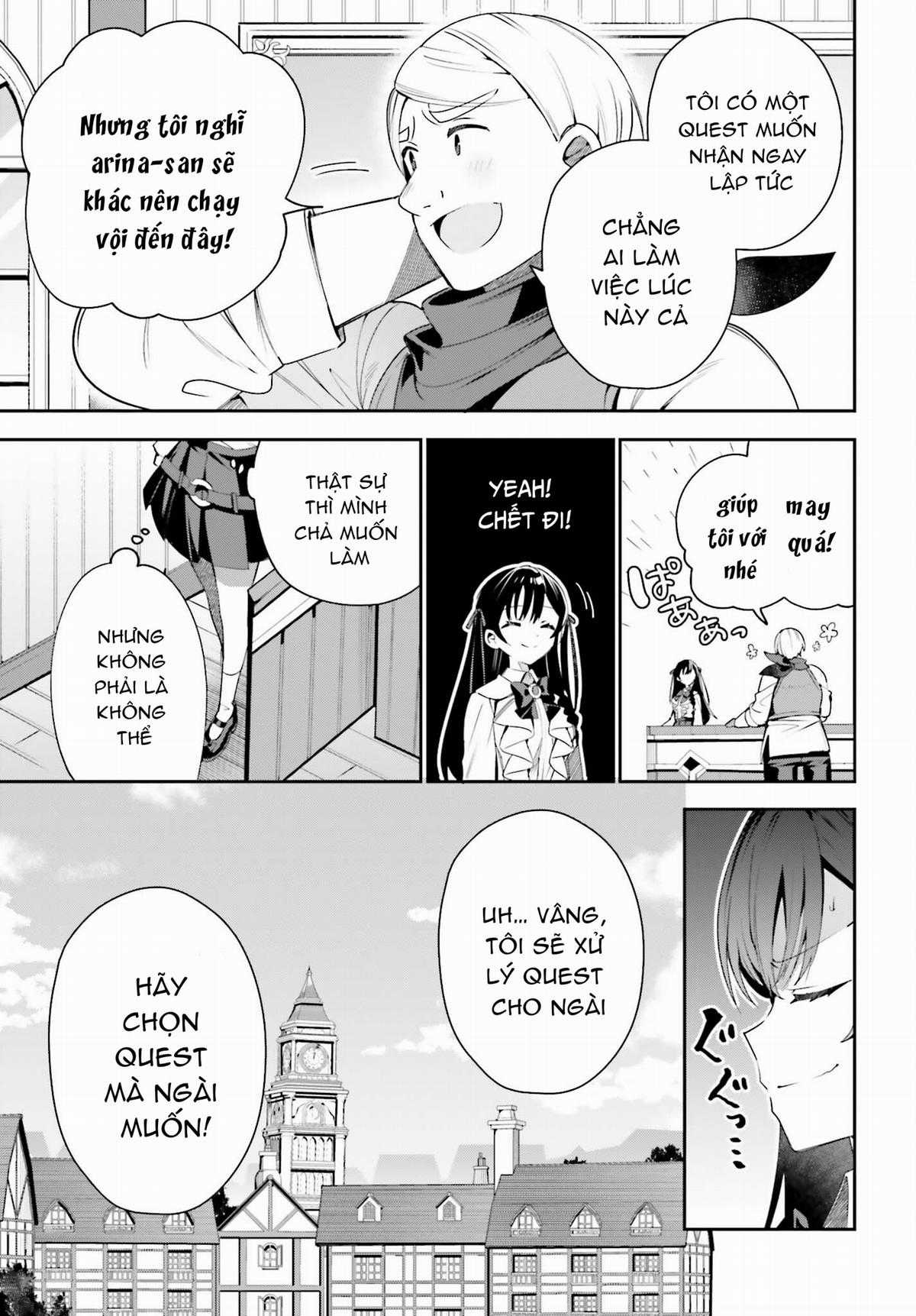 Guild No Uketsukejou Desu Ga, Zangyou Wa Iya Nanode Boss Wo Solo Toubatsu Shiyou To Omoimasu Chapter 24 trang 4