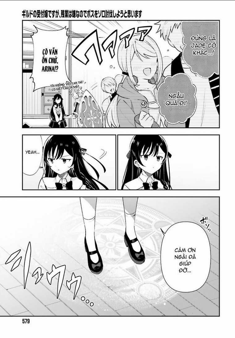 Guild No Uketsukejou Desu Ga, Zangyou Wa Iya Nanode Boss Wo Solo Toubatsu Shiyou To Omoimasu Chapter 4 trang 27