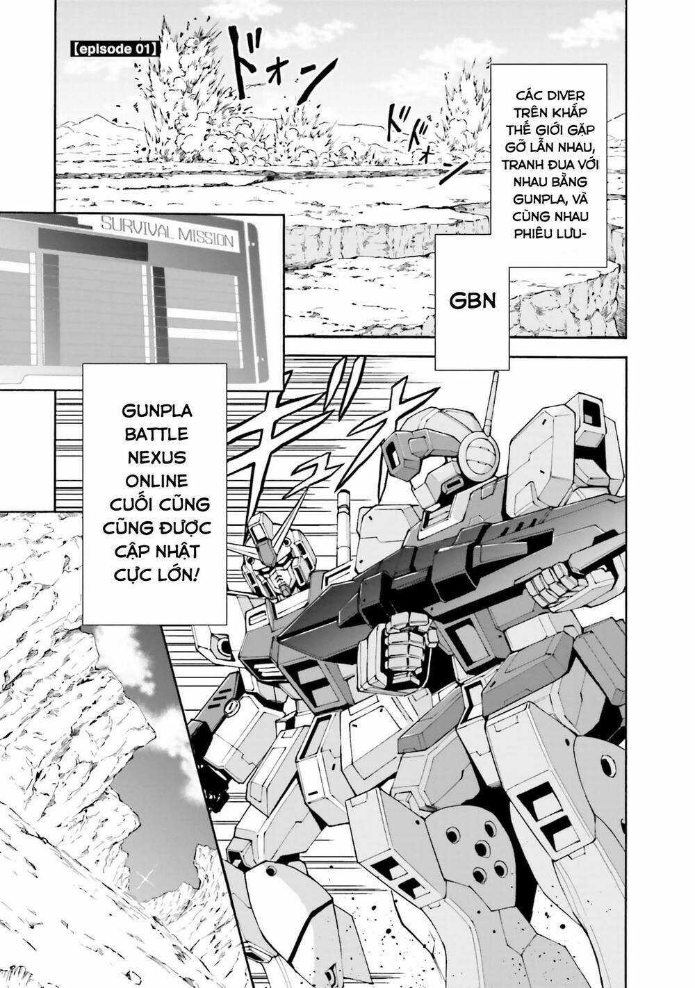 Gundam Build Diver Rize Chapter 1 trang 3