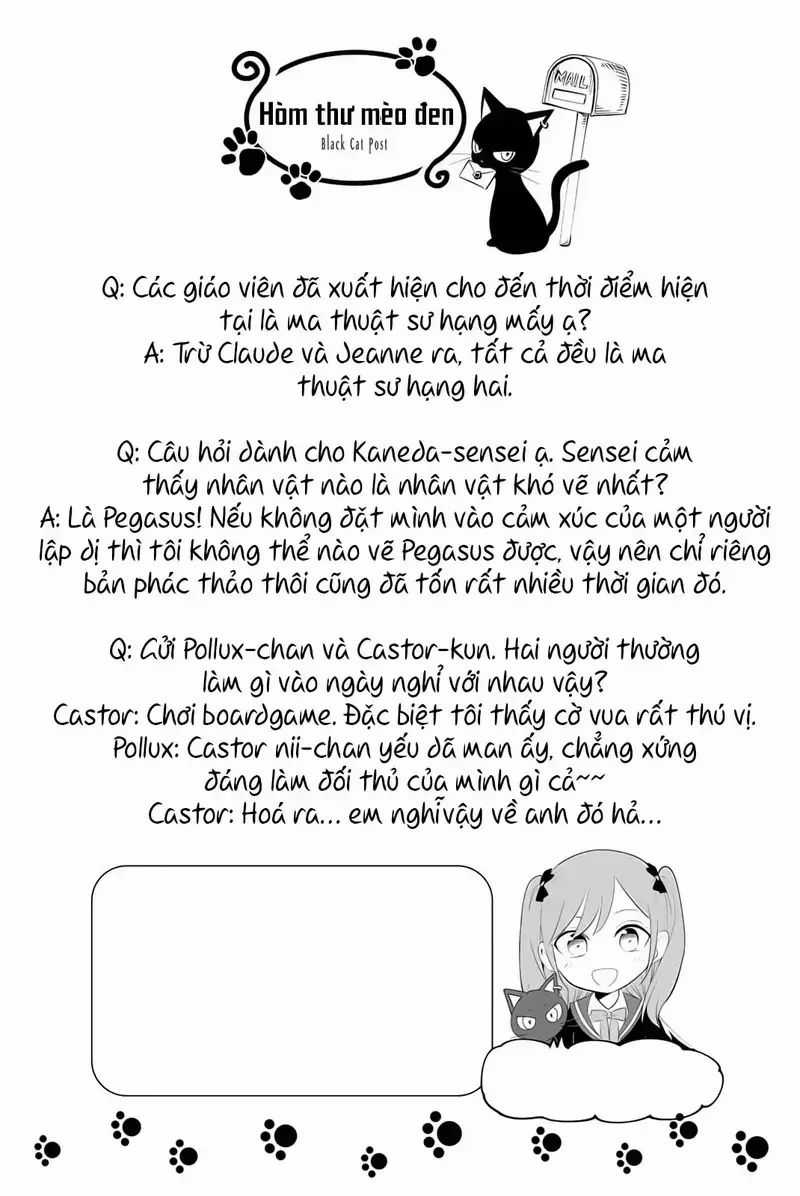 Hắc Miêu Và Lớp Học Phù Thủy Chương 35.5 trang 3