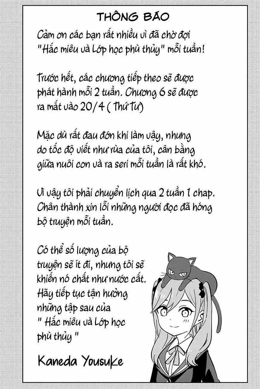 Hắc Miêu Và Lớp Học Phù Thủy Chương 5 trang 27