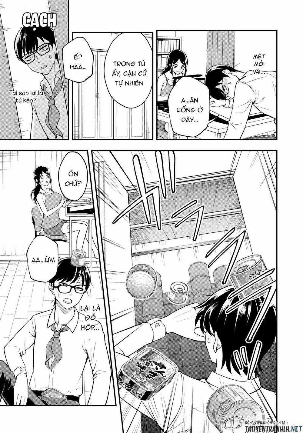 Hagoromo-Sensei Wa Kyou Mo Kandzume Chapter 1 trang 17