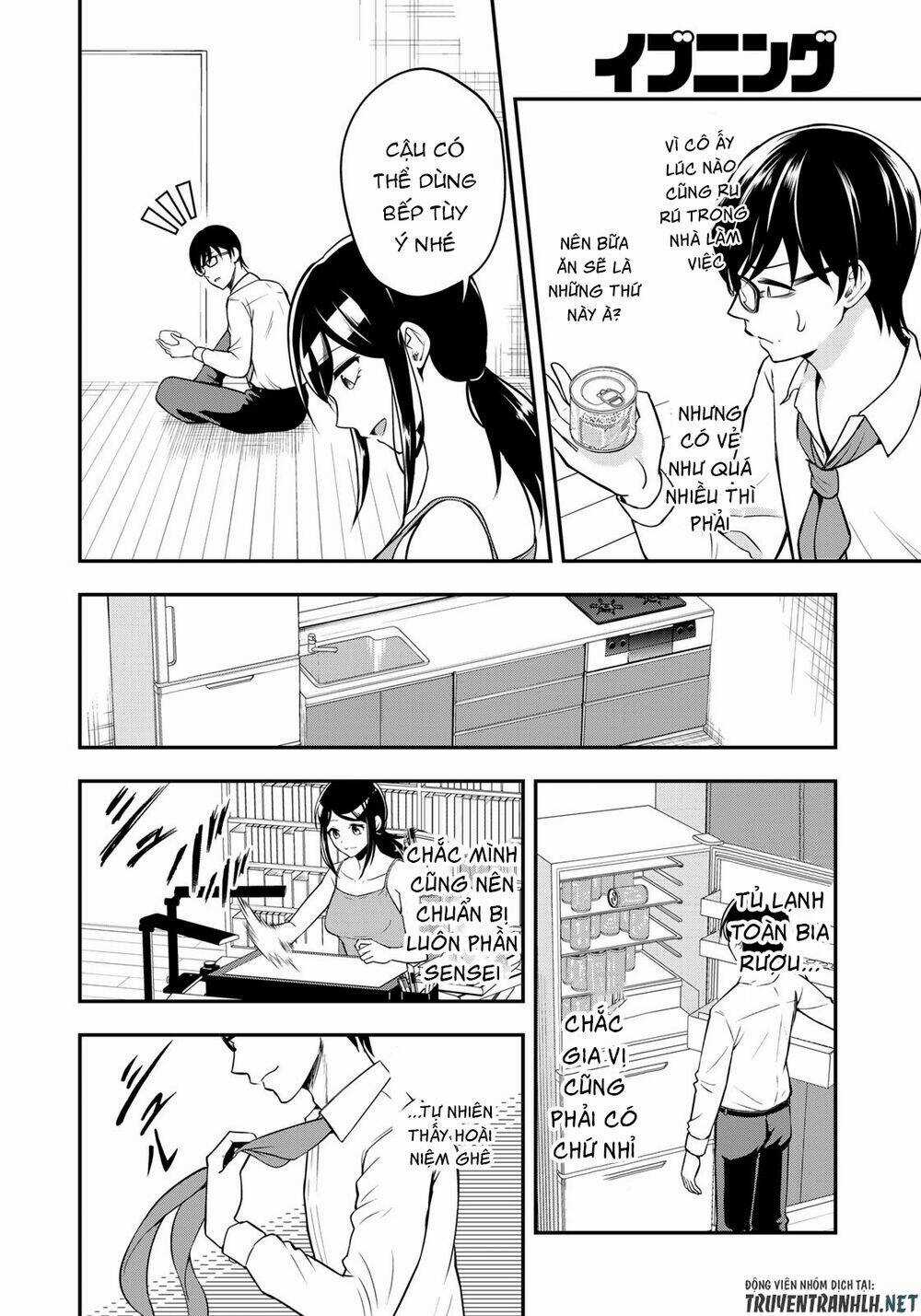 Hagoromo-Sensei Wa Kyou Mo Kandzume Chapter 1 trang 18