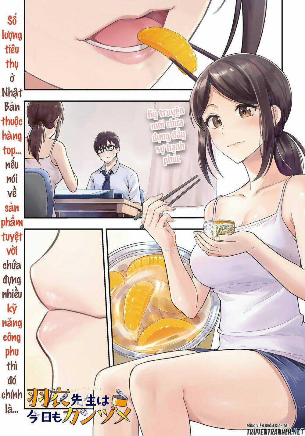 Hagoromo-Sensei Wa Kyou Mo Kandzume Chapter 1 trang 2