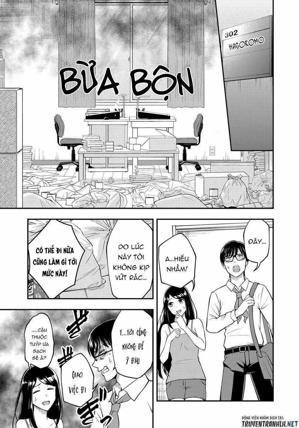 Hagoromo-Sensei Wa Kyou Mo Kandzume Chapter 1 trang 9