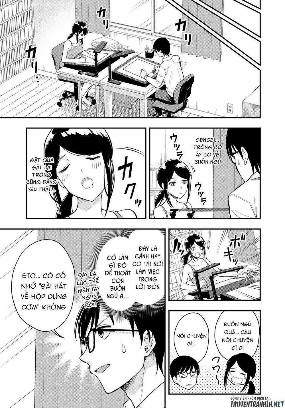 Hagoromo-Sensei Wa Kyou Mo Kandzume Chapter 3 trang 4