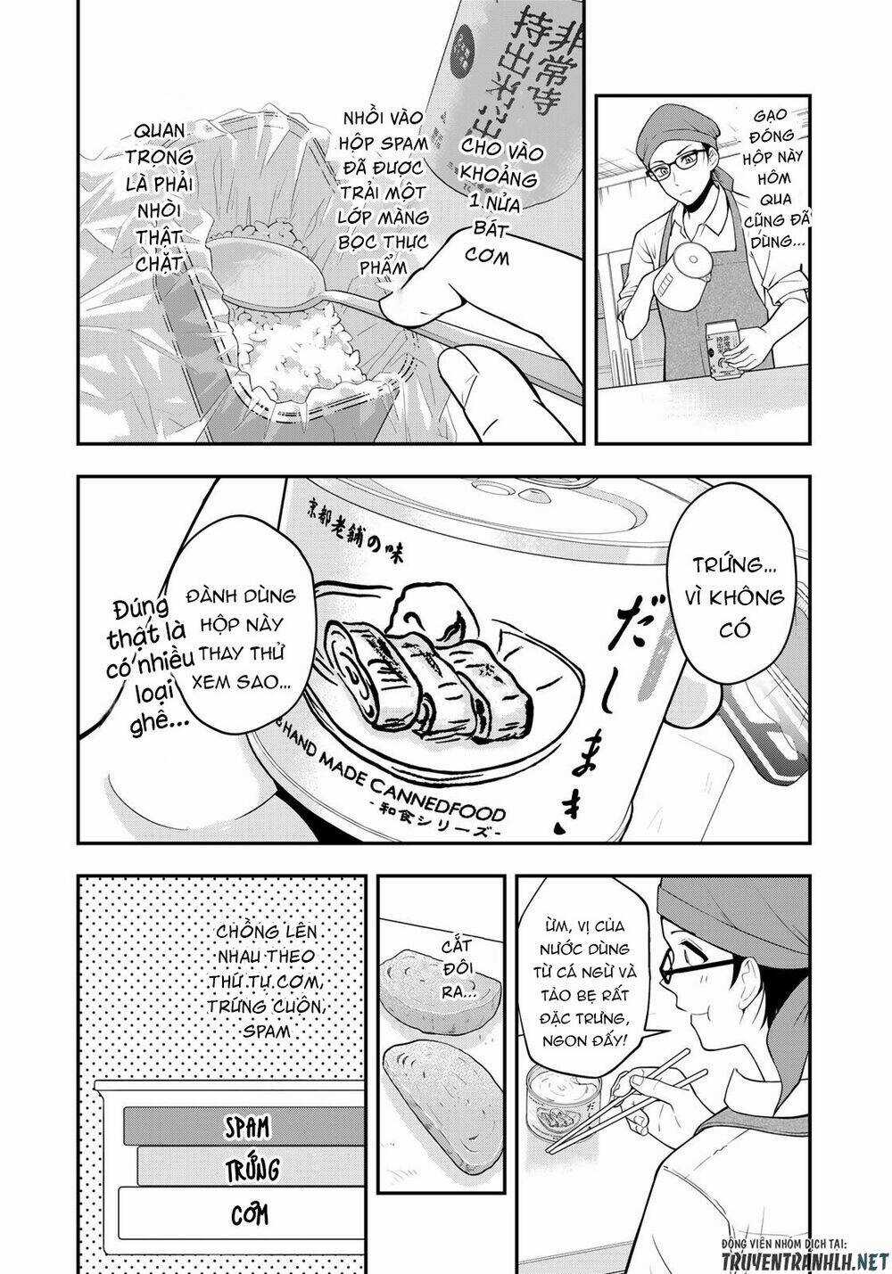 Hagoromo-Sensei Wa Kyou Mo Kandzume Chapter 3 trang 7